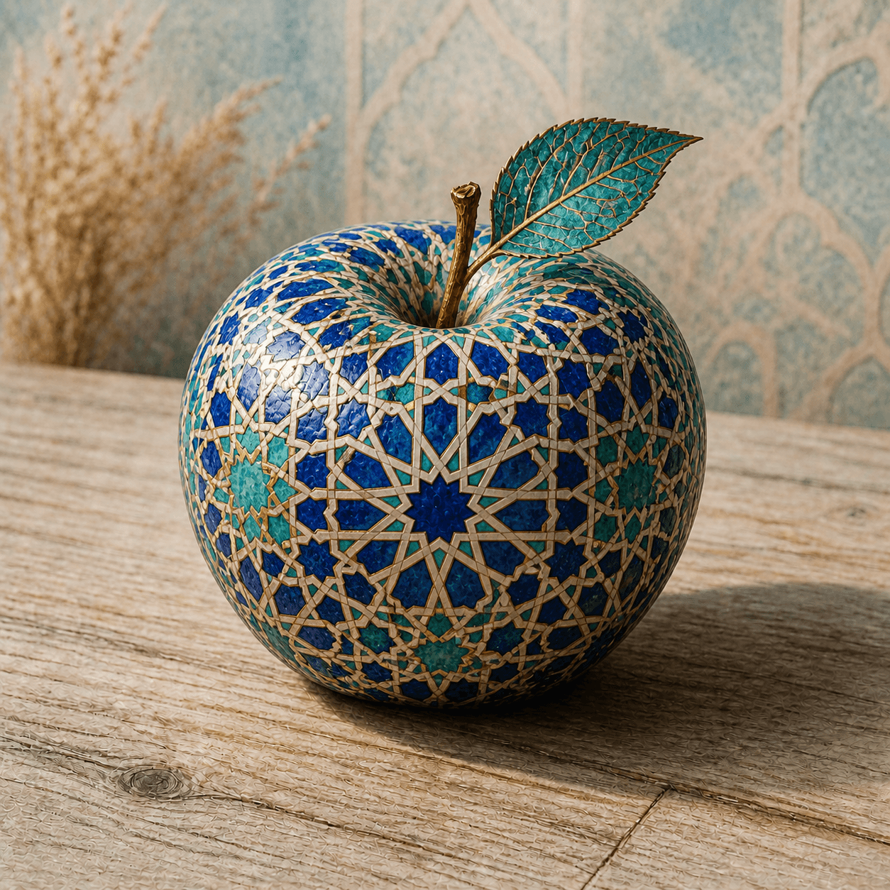 Moorish style apple artwork