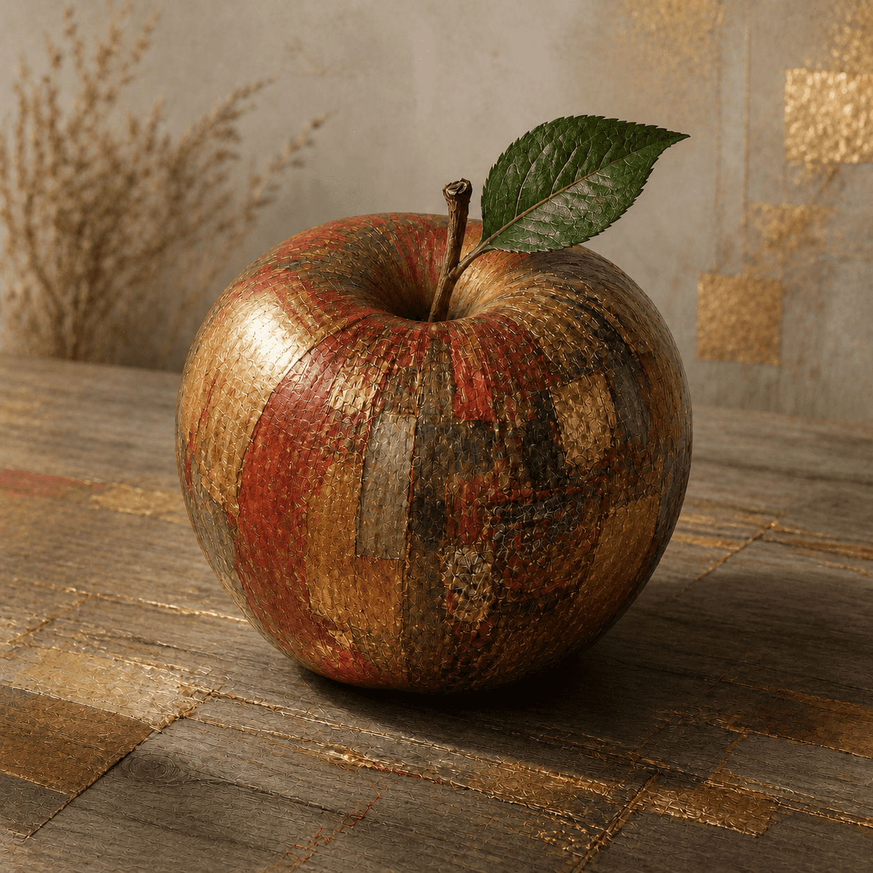 Installation Art style apple artwork
