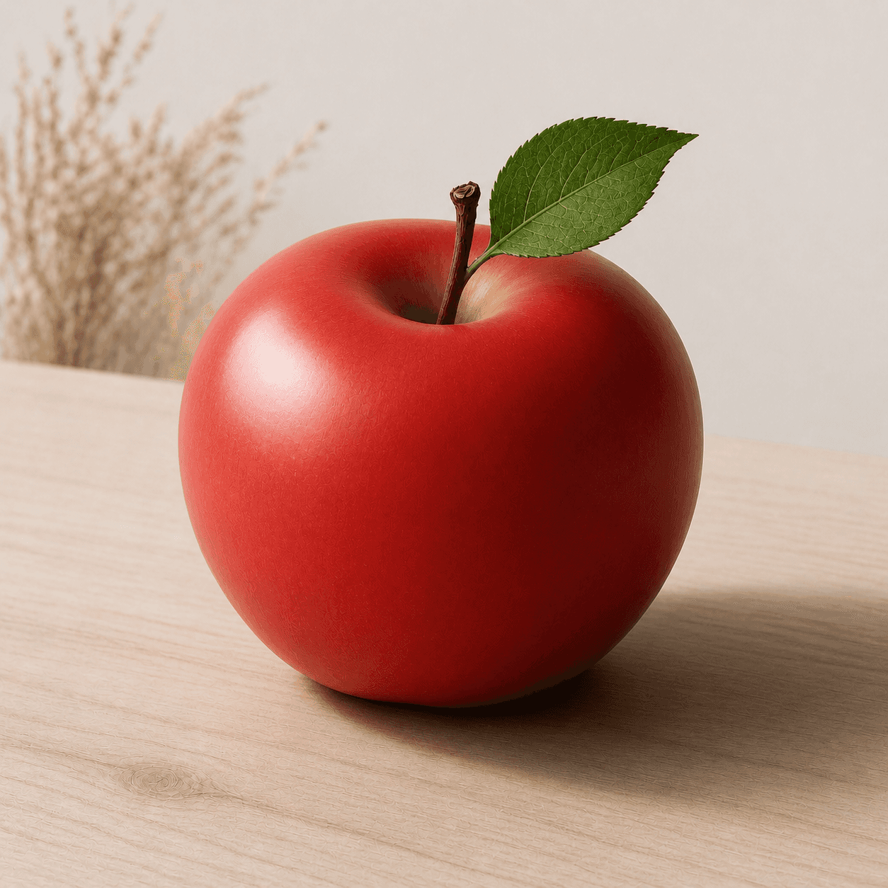 Swiss International style apple artwork