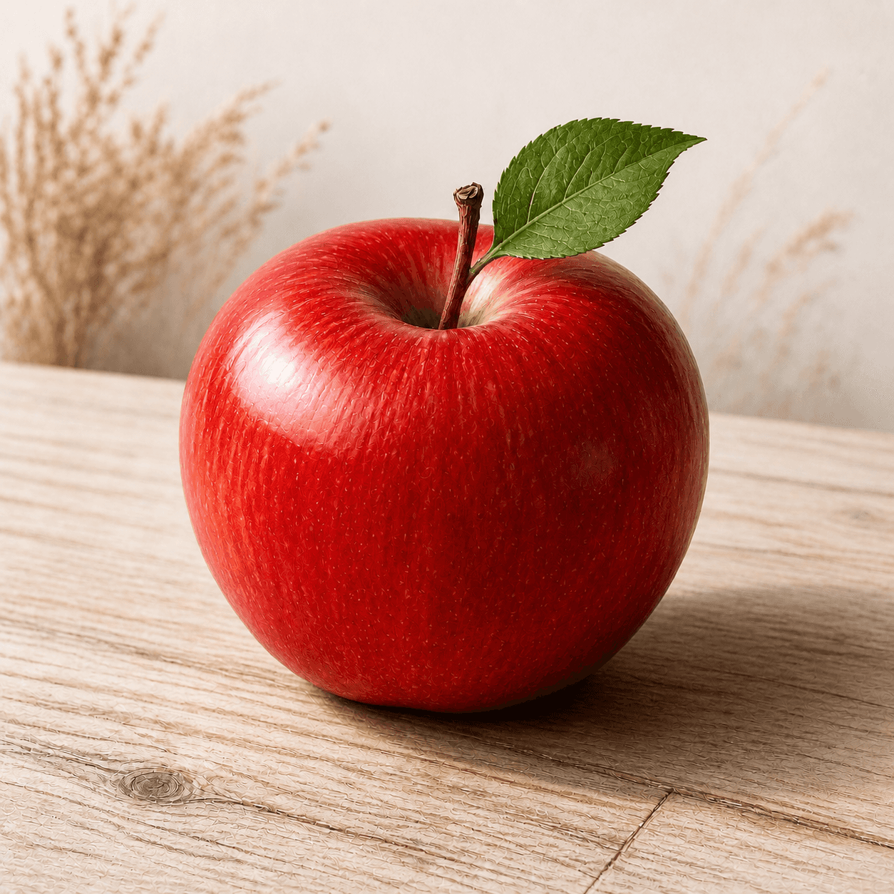 Product Photography style apple artwork