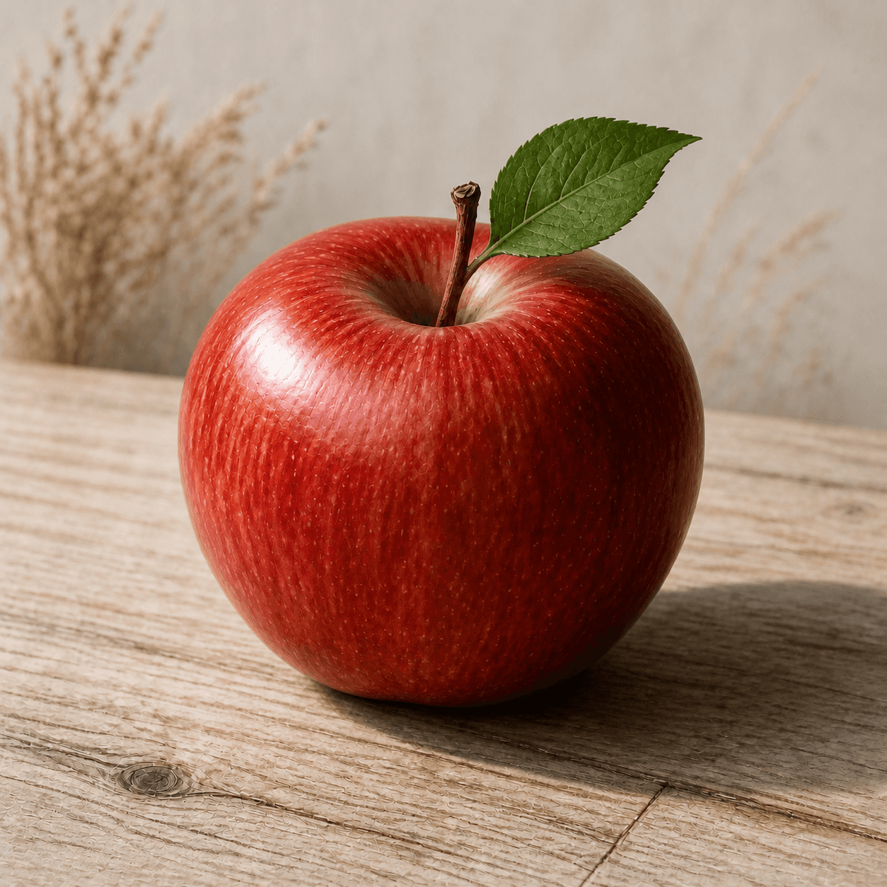 Realistic 3d style apple artwork
