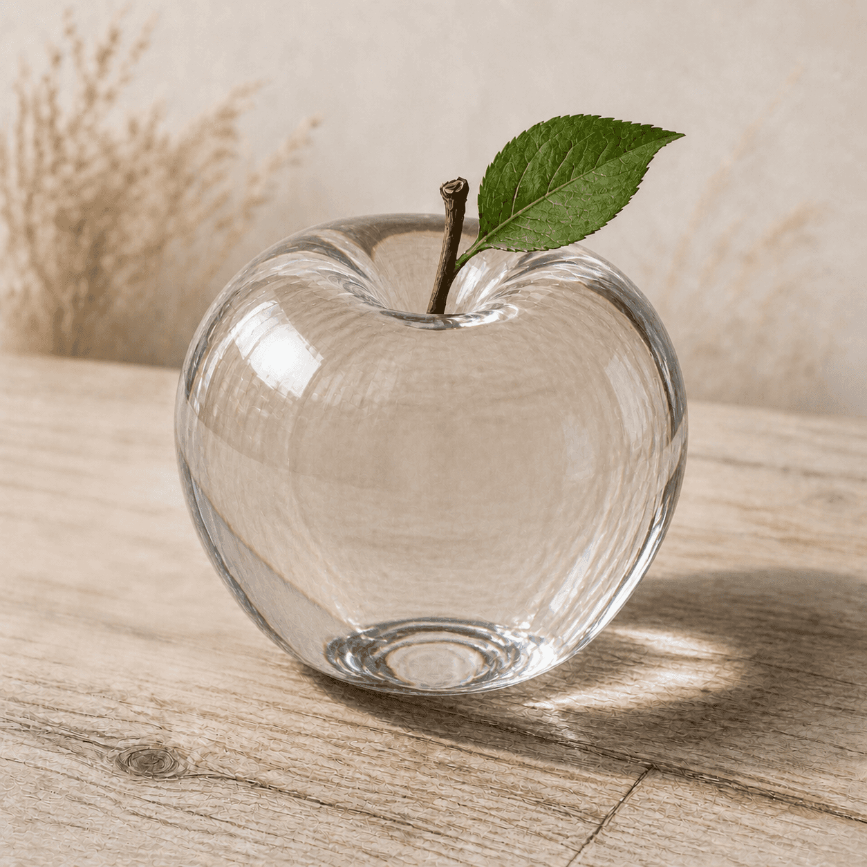 Glass style apple artwork